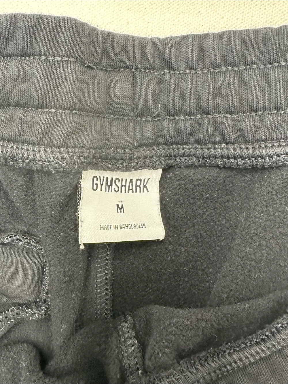 Gymshark Joggers Sweatpants Black Critical 2.0 Men’s Medium Fleece Gym Training